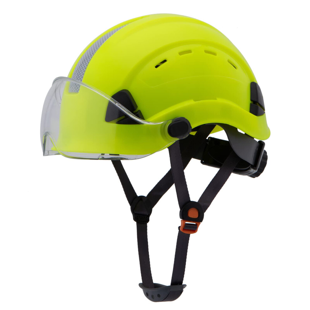 Uninova Osha Hard Hat With Visor Ansi Z89.1 Approved Vented Safety Hel
