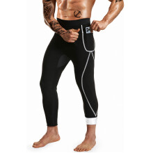 Dyuai bastu svettbyxor fr mn kompression byxor atletiska leggings trning bastu kostym (wbh7201-07-xl)