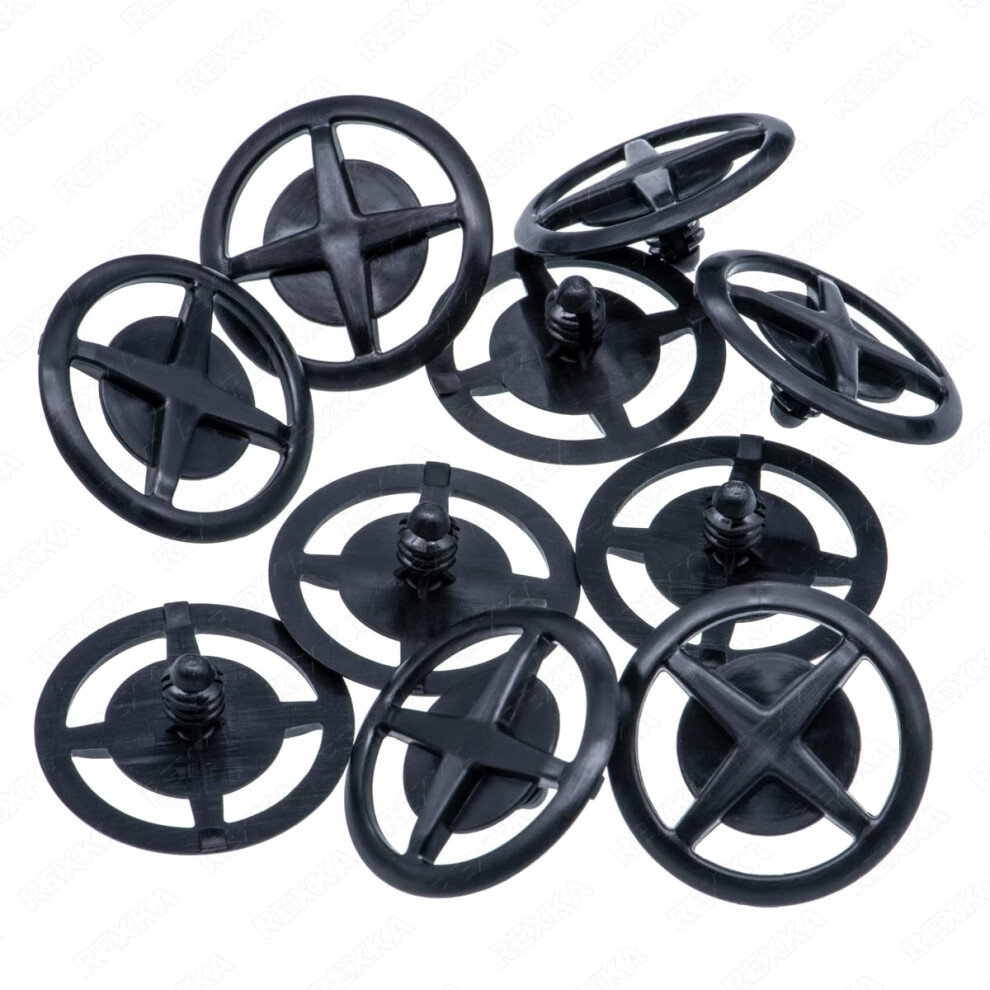 Rexka 10Pcs Hood Insulation Pad Retainer Clip Compatible With Nissan I 643375932752