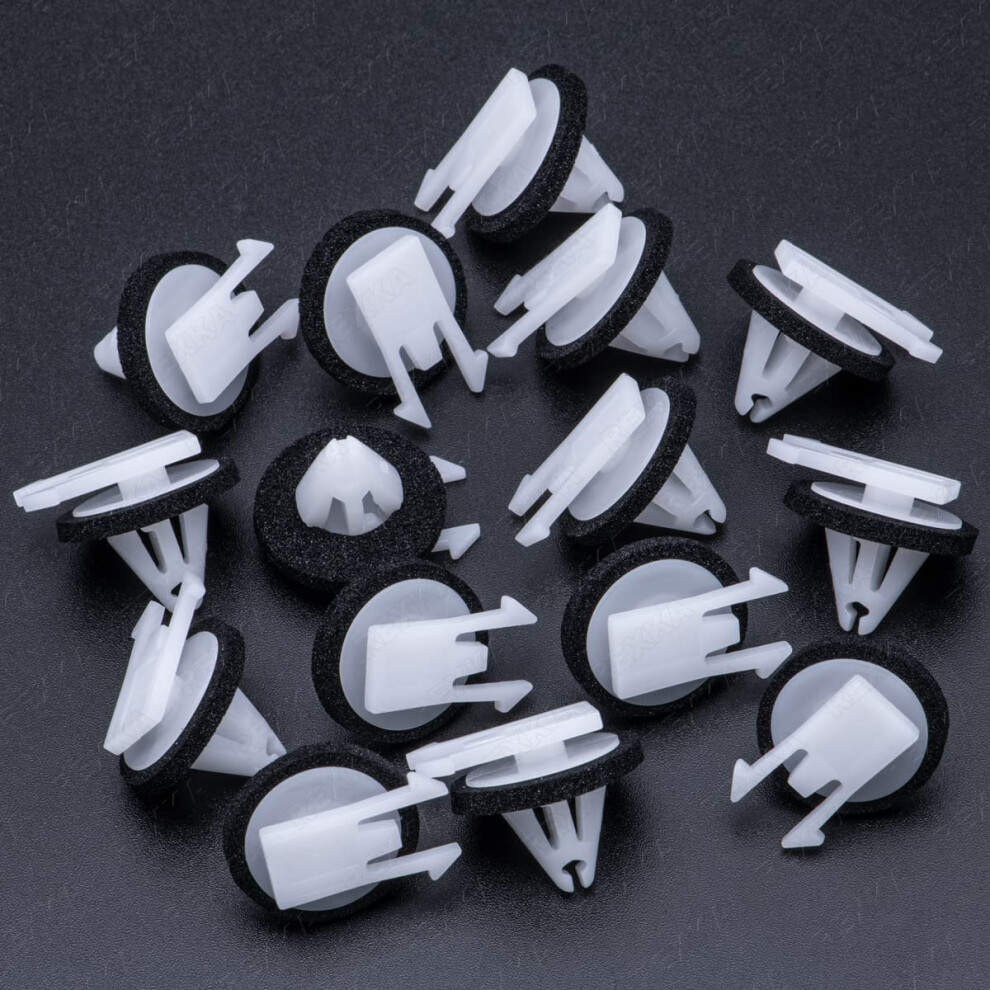 Rexka 15Pcs Body Side Moulding Clips Compatible With Gm 11611375 Cadil 643375932974