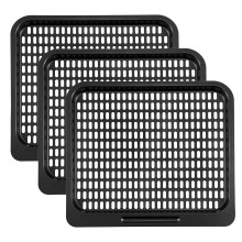 Madlavningsbakke til Instant Vortex Plus 10 Quart Air Fryer 3 stk Erstatningskogebakker til Innsky 10,6 Quart Air Fryer Ovn Nonstic Cooking Rack