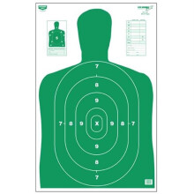 Eze-Scorer Silhouette - Green, 23 in. x 35 in. - Per 100