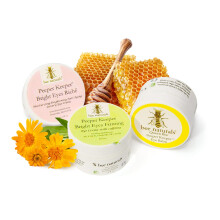 Bee Naturals Peeper Keeper Trio Eye Care - Set regalo per rughe, occhi gonfi e zampe di gallina
