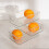Youngever 4 Pack Stackable Plastic Storage Organizer Container Bins  Stackable Storage Bins with Handler for Refrigerator  Pantr 2