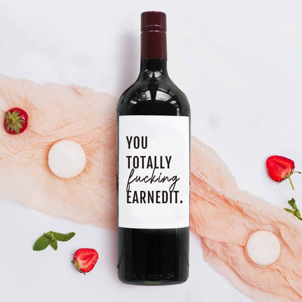 tiquette de vin amusante pour un nouvel emploi, cadeau promotionnel pour un nouvel emploi, cadeau pour elle, cadeau de retraite pour lui, carte de no