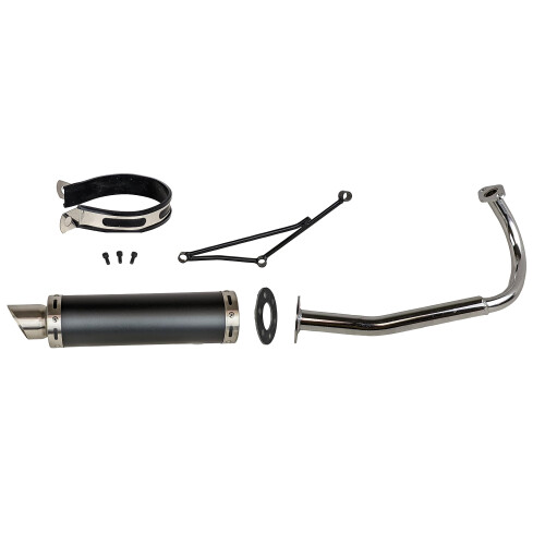 RedCap High Performance Uitlaatsysteem Demper voor GY6 50cc Scooter Mo 2