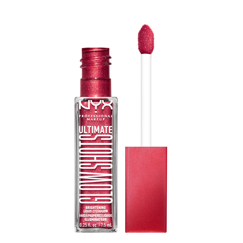 NYX PROFESSIONAL MAKEUP Ultimate Glow Shots  Liquid Eyeshadow  Long-La