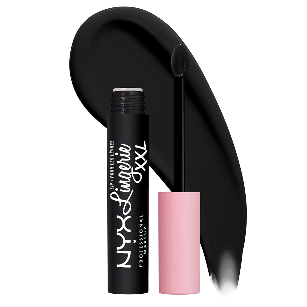 NYX PROFESSIONAL MAKEUP Lip Lingerie XXL Matte Liquid Lipstick - Naughty Noir Black