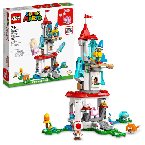 LEGO LEGO Super Mario Σακίδιο Γάτας Peach και Σετ Επέκτασης Παγωμένος Πύργος 71407