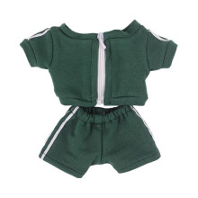 niannyyhouse Sportkleding Uniformen 7.8"(20CM) Pluche Pop Gevulde Figuren Speelgoed Kleding (Groen)