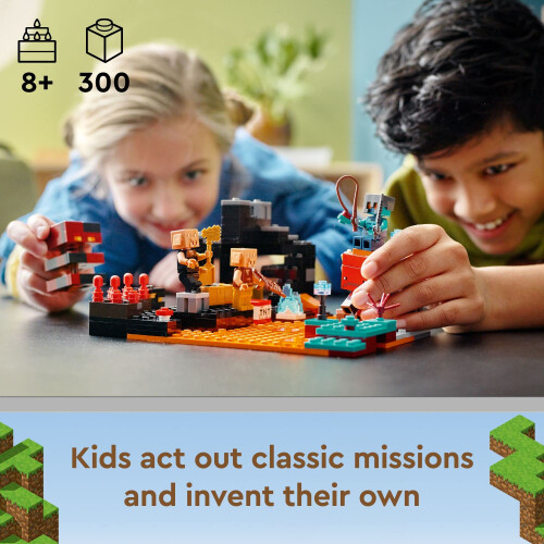 LEGO LEGO Minecraft The Nether Bastion Set, 21185 Παιχνίδι Μάχης με Φιγούρες, για Παιδιά 8+ 2