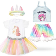 Uppsttning av 2 Summer Teddy Bear Clothes Cap & Gow Outfit passar gr din egen mest 14 """" - 18 """" Bjrn plysch fylld djurutrustning husdjur hund