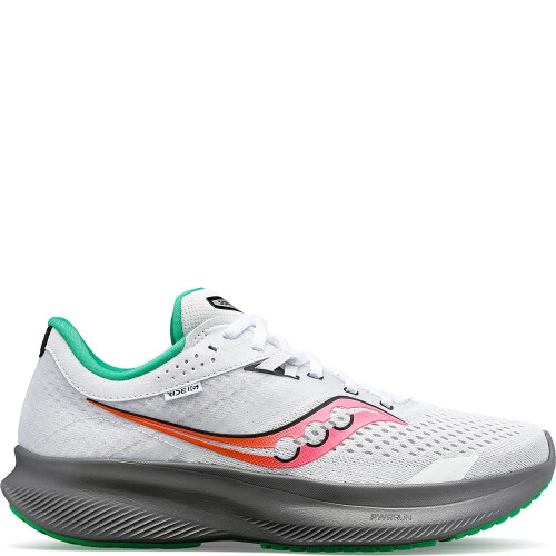 Saucony Γυναικεία Παπούτσια Ride 16, Λευκό/Γκρίζο, 7 1