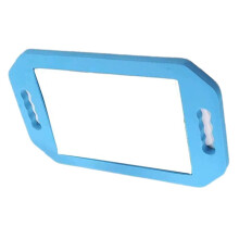 mpowtech Large Hand Held Mirror - Lightweight Handle Mirror Foam Barbe