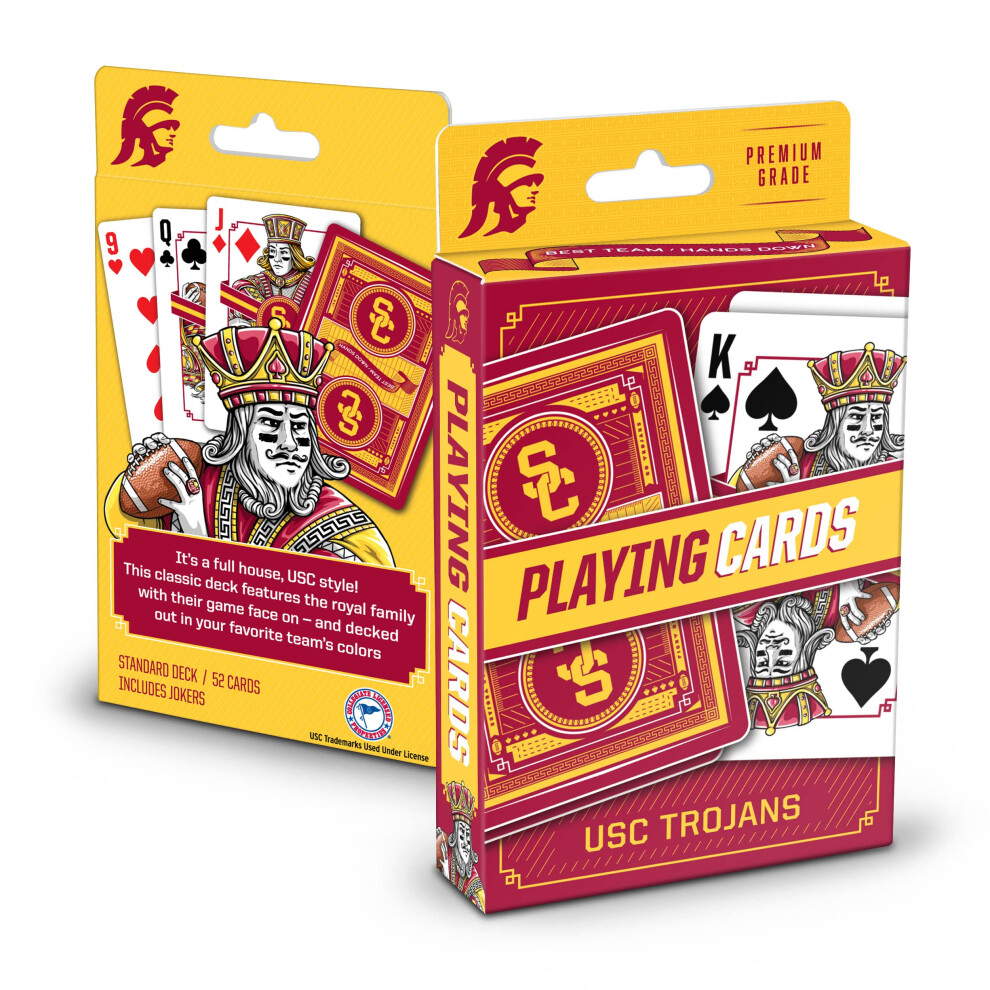Mlodyfan Ncaa Usc Trojans Classic Series Playing Cards-image