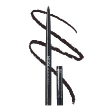 KISS New York Pro Intense Gel Eyeliner with Built-in Sharpener Waterproof Smudge-proof Long Lasting Gel Eyeliner Pencil Black Brown