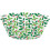 Creative Converting 325473 8 in. Holly Fluted Plastic Bowl 1