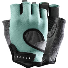 LIFECT Freedom Trainingshandschuhe fr Knchelgewichtheben, kurze fingerlose Handschuhe mit gebogenem, offenem Rcken fr Powerlifting, Fitnessstudio
