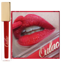 Batom Oulac Red Matte para mulheres Classic Red Lip Stain de longa durao  prova d'gua sem transferncia Frmula cremosa de alta pigmentao c