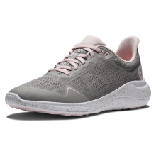 FootJoy Dam FJ Flex Golfskor, Heather Grey/Pink, 6.5