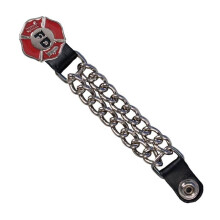 Hot Leathers VXC1014 4 in. Fire Department Vest Extender - Silver