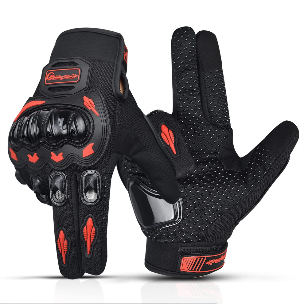 Elcyco Women's Summer Motorbike Riding Gloves - Touchscreen Full Finger Dirt Bike Road Racing Cycling Climbing Motocross (Xl) 600377807051