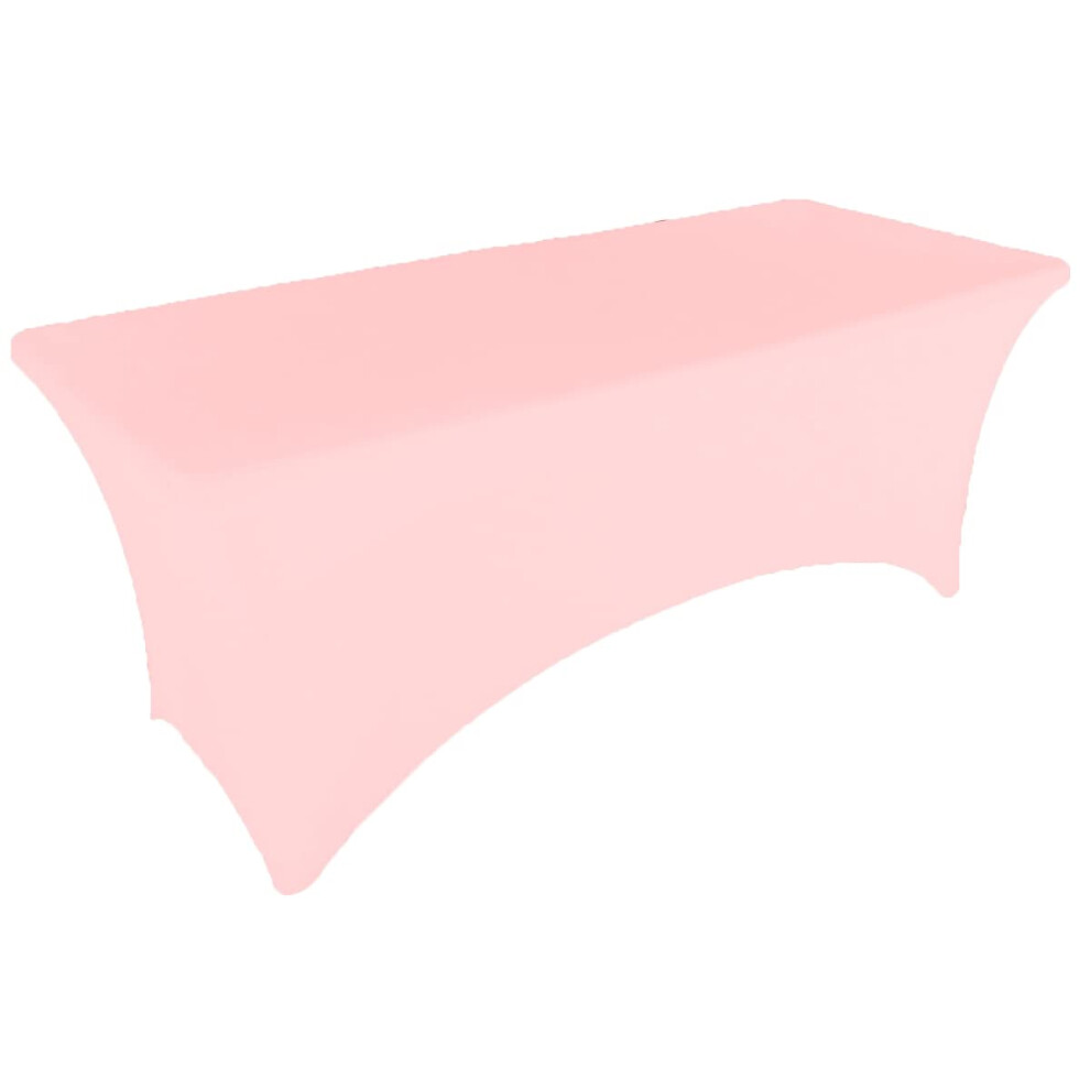 Nappe de table extensible Gowinex 6 pieds rose en    lasthanne pour table pliante rectangulaire