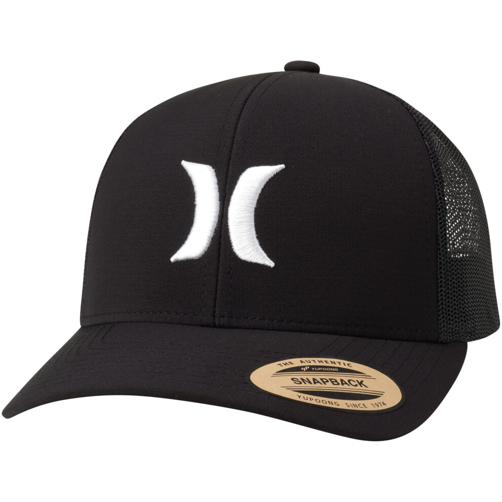Hurley Men's Caps - Del Mar Mesh Panel Baseball Cap Trucker Hat - Snap