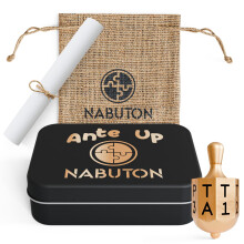 NABUTON Put & Take ante-up hasardspel Hasardspel Gambling Spinner Top trningsspel
