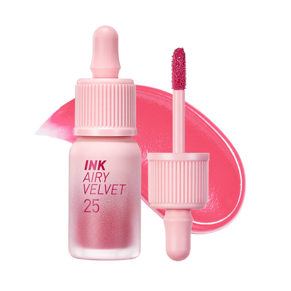 Peripera Ink Airy Velvet Lip Tint Haute pigmentation, l   ger, doux, hydratant, non test    sur les animaux (025 ZAZZY PEAcH)