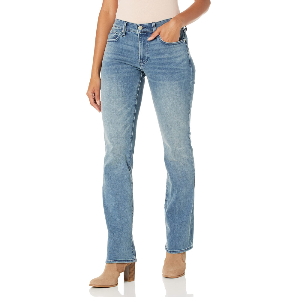 Lucky Brand Women's Mid Rise Sweet Bootcut Jean, Glass Mount, 25x32