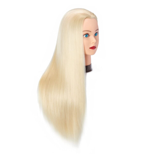 Hairingrid 26"-28" Κεφάλι Κούκλας Μαλλιών για Εκπαίδευση με Συγκρατητήρα 1