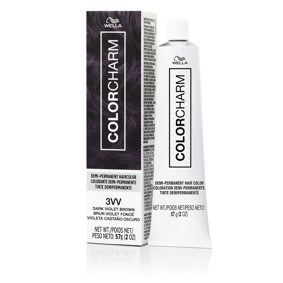 Fï¿½Rgcharm Brown Colorcharm Demi Permanent Hair Color| 3Vv Dark Violet | Gloss Refresh And Tone | 2 Fl Oz