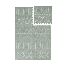 Toddlekind Playmat - Playmat en mousse premium 4 x 6 pieds de qualite de jeu de qualite premium pour bebes / tout-petits elegants non toxiques be