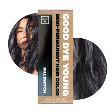 Good Dye Young Coloration capillaire semi-permanente Killswitch Gray - Couleur temporaire protectrice UV, revitalisante, sans PPD, v   g   talienne,