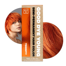 Tinta semipermanente per capelli Good Dye Young, color rame arancione, non tossica, condizionante, protettiva UV, dura 15-24+ lavaggi, senza PPD,