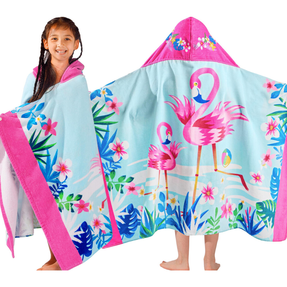 Serviettes de bain     capuche VOOVA & MOVAS pour filles (3-10 ans) | Serviettes de bain douces et    paisses