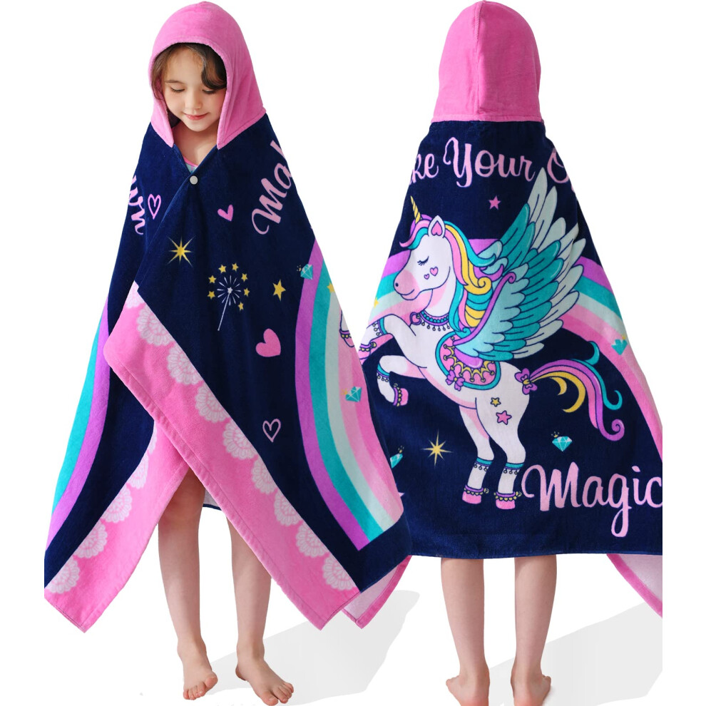Serviettes de bain     capuche pour enfants VOOVA & MOVAS | Serviette en coton absorbante    paisse et douce