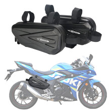 RZAHUAHU Motorrad-Hecktasche, Satteltasche, Fahrrad, wasserdichte Rahmentasche, EVA-Hartschale, seitlich hngende Tasche, Sitzrohr-Zubehr, Aufbewahr