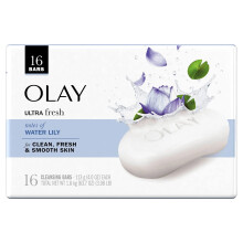 Savon nettoyant en barre Olay Ultra Fresh Water Lily, 4 onces (paquet de 16)