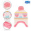 Hasbro Hasbro Flickor Vintermössa och Vantar Set, Peppa Pig Beanie för Barn 2-7 år 3