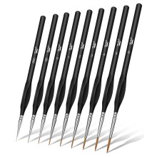 Mr. Pen- Miniature Paint Brushes 9 Pcs Detail Paint Brush Set Fine Paint Brush Mini Paint Brushes Thin Paint Brushes Tiny Paint Brushe