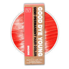 Tinta per capelli semipermanente Good Dye Young Streaks and Strands (Encore Neon Coral) - Colore temporaneo protettivo UV che dura 15-24+ lavaggi