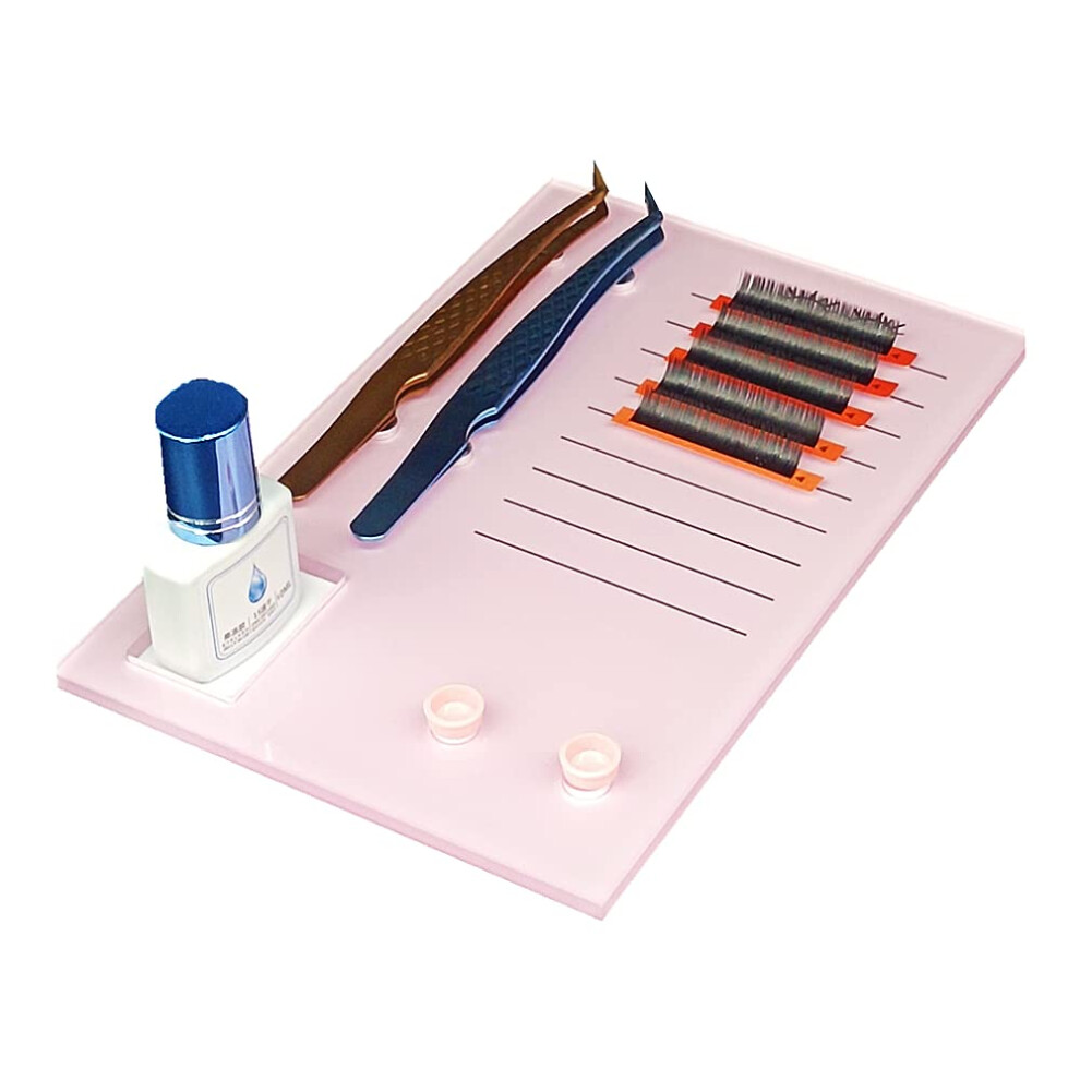 Liximmazn Acrylic Eyelash Grafting Pallet Lash Tile Holder Bigger Si