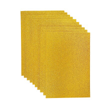 Jtnohx Glitzer-Filzstoff, 10 Stck, Glitzer-Filzbltter zum Basteln, 20,3 x 30,5 cm, Filz, quadratisch, glitzernd, fr Party, Urlaub, Gru, Festival-