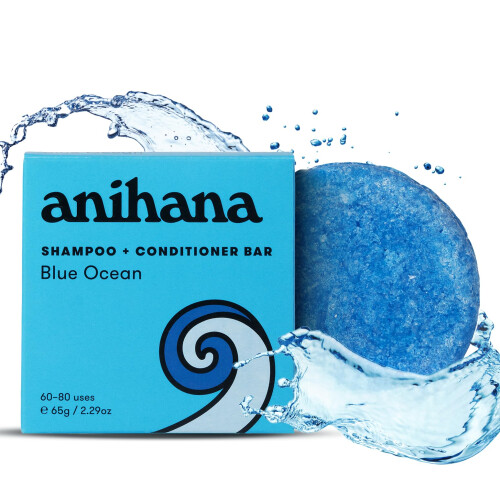 ANIHANA 2-in-1 Σαμπουάν και Conditioner Bar για Κανονικά Μαλλιά Χωρίς Paraben