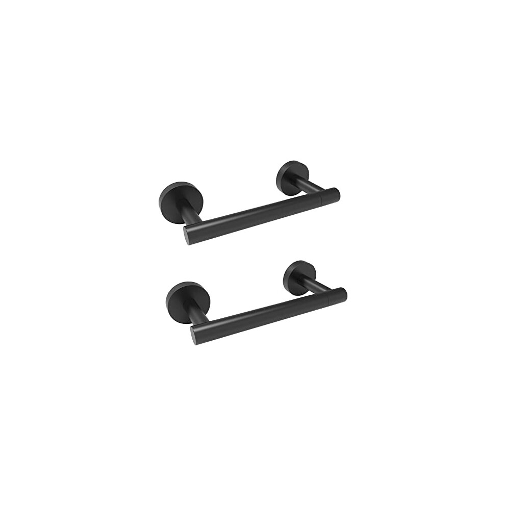 RARXTR Matte Black 2 Pack Toilet Paper Holder SUS304 Stainless Steel D-image-OPC-PFM562Y-NEW