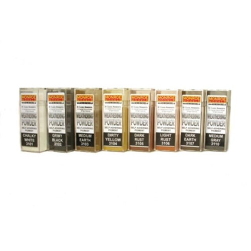 Monroe Models MON3100 1 oz Weathering Powder Assortment Kit