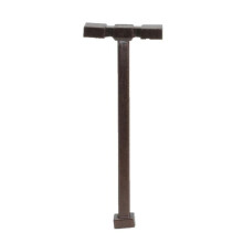 Atlas Track ATL70000187 N Scale Square Bronze Warm LED Double Arm - Pack of 3