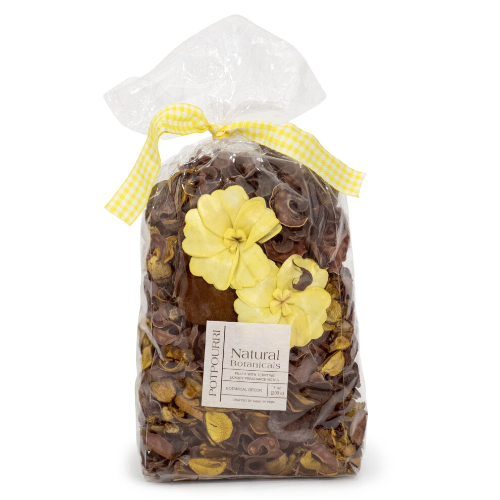 Duft-Potpourri-Beutel, Home D?Cor Scents, Yuzu-Zitronenschale, Bl Tenbl Tter, Vasen- Und Sch Sself Ller, Dekoration (Gelb)-image